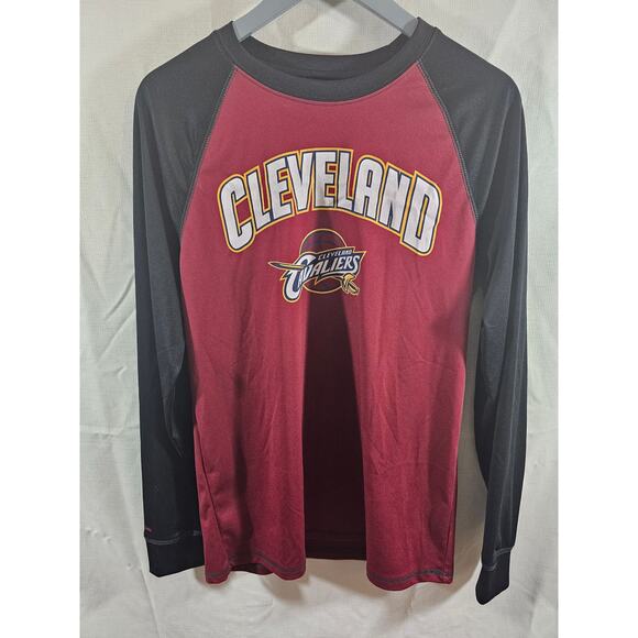 Cleveland Cavaliers Long Sleeve shirt maroon black Size Medium - Picture 1 of 7